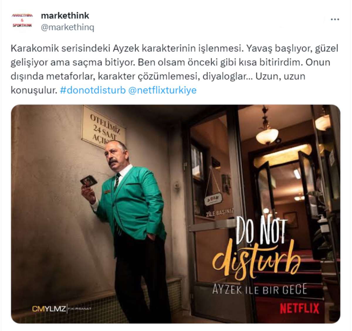 Cem Yılmaz'ın yeni filmi 'Do Not Disturb' Netflix'te: İşte ilk tepkiler...