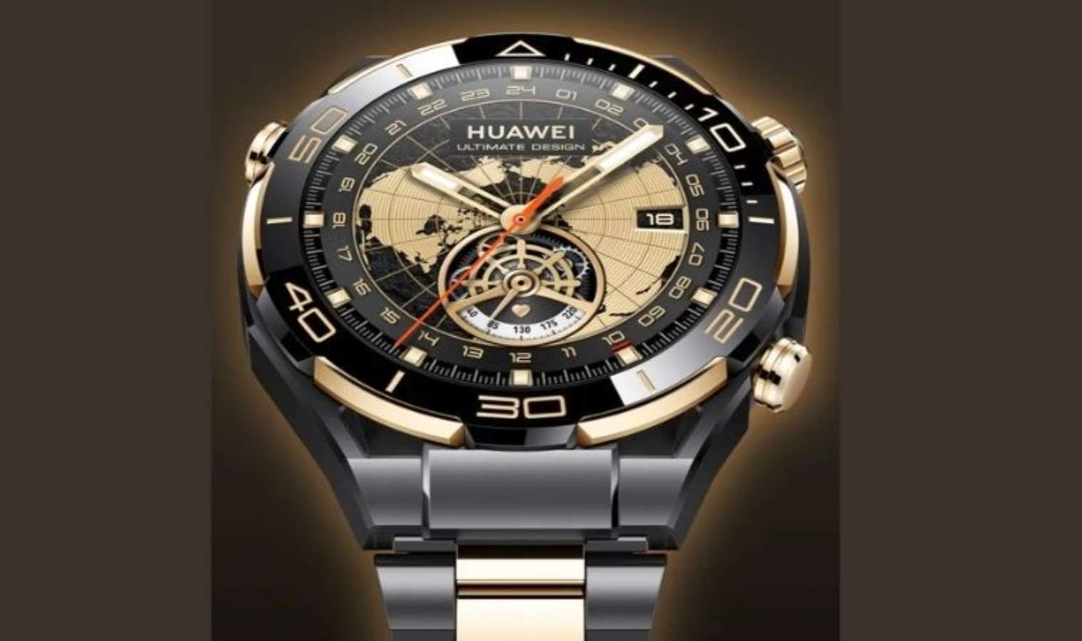 80 bin TL'lik 18 ayar altın kaplama Huawei Watch Ultimate Design