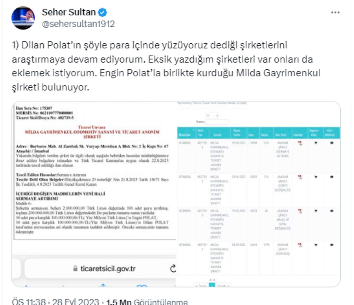 Kara para aklama iddiasıyla gündeme gelmişti... Dilan Polat'ın ödediği vergi ortaya çıktı