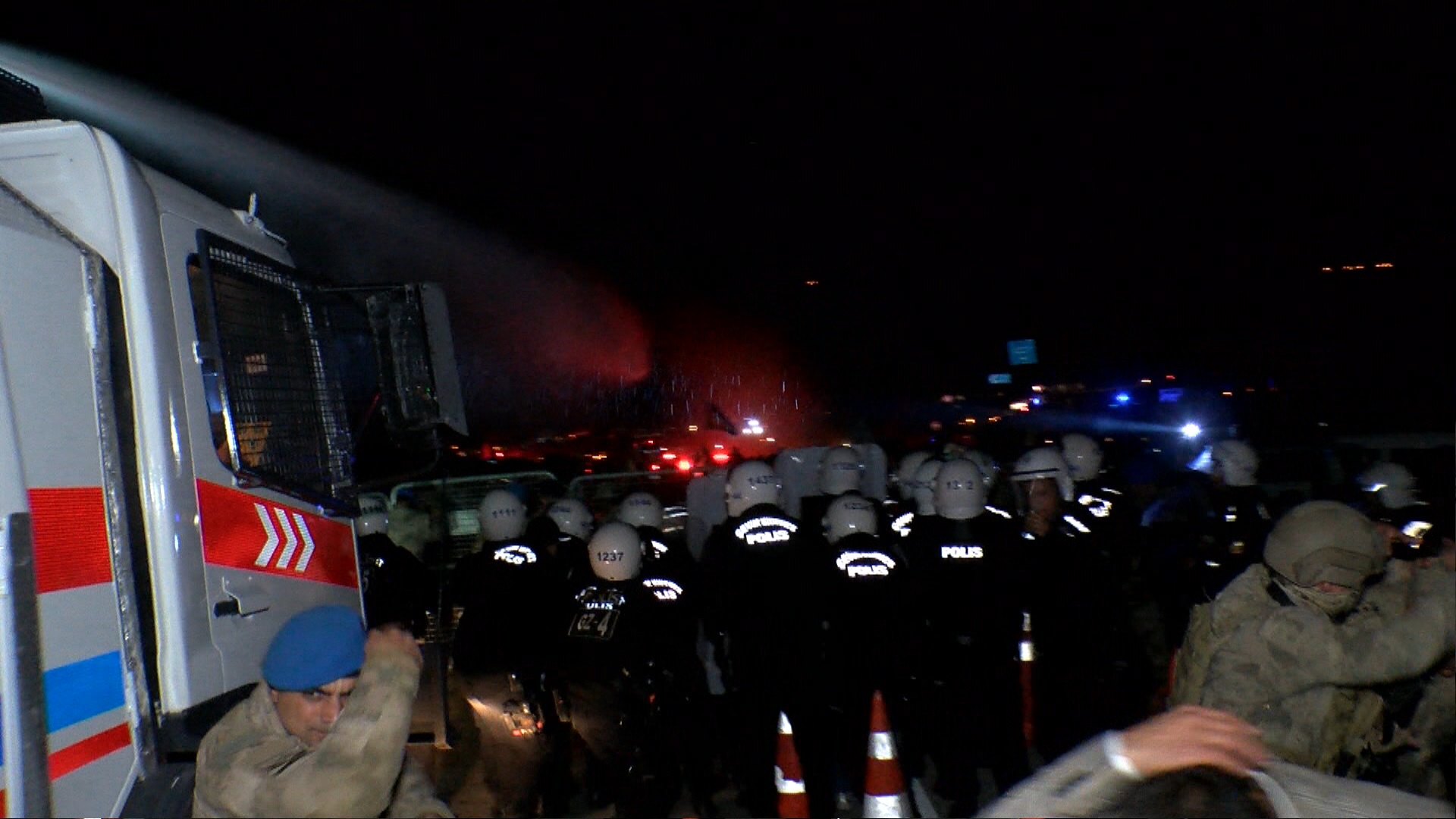 Malatya'da, Kürecik Radar Üssü'nde İsrail protestosu