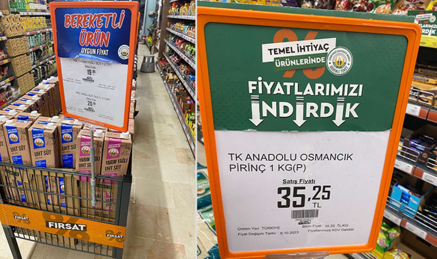 Tarım Kredi beklenen yüzde 50'lik indirimleri yapmadı: Sütün fiyatı 1 TL düştü!