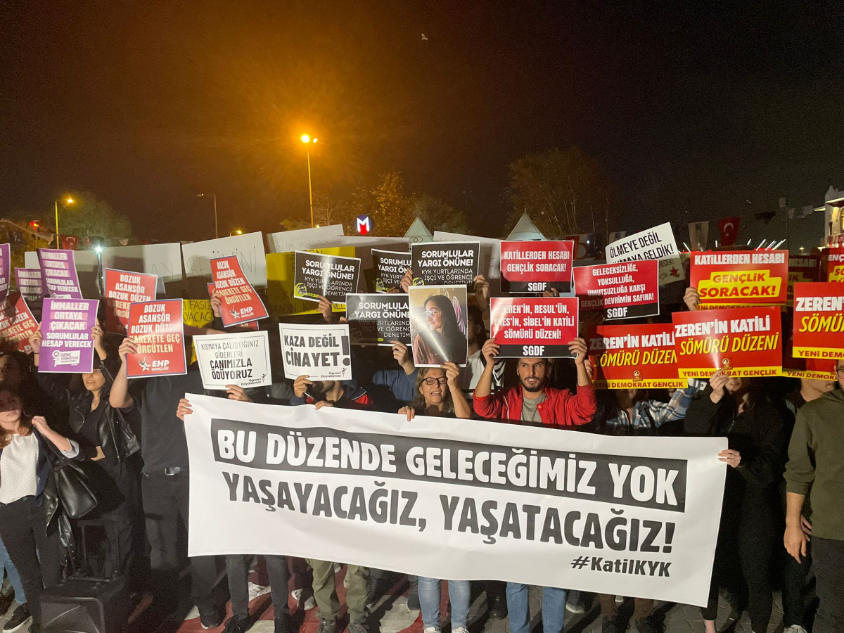 Kadıköy'de 'Zeren Ertaş' eylemi: 'Düzeniniz batsın, yaşayacağız'