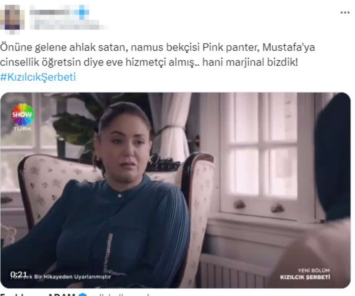 'Kızılcık Şerbeti'nde tepki çeken sahne! Oğlu cinsel hayatı öğrensin diye eve kadın çalışan almış