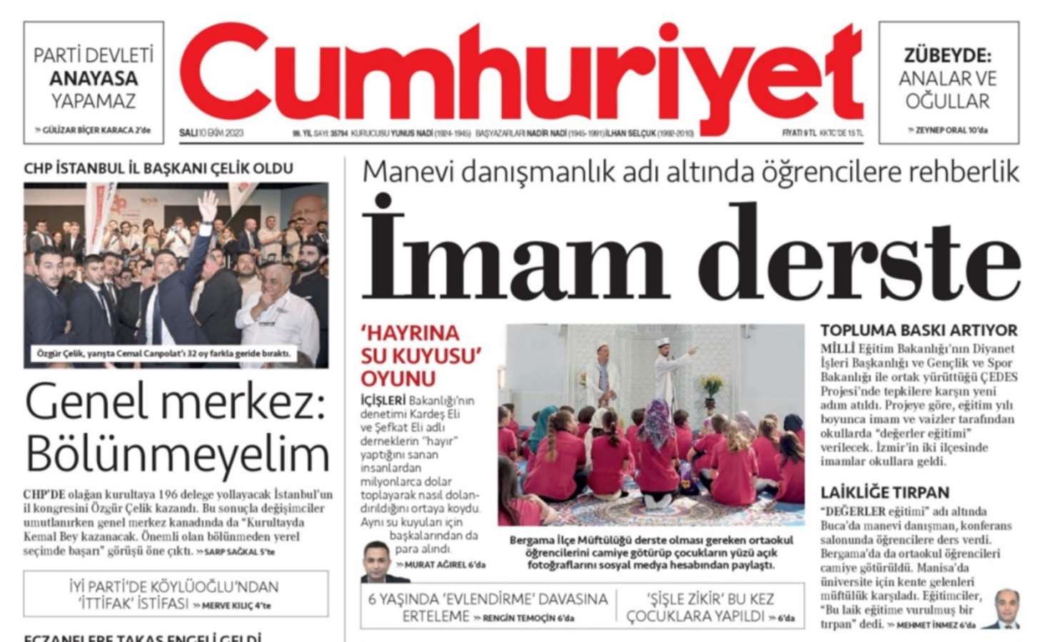 Cumhuriyet’in haberi Meclis’e taşındı: ÇEDES projesinden vazgeçin