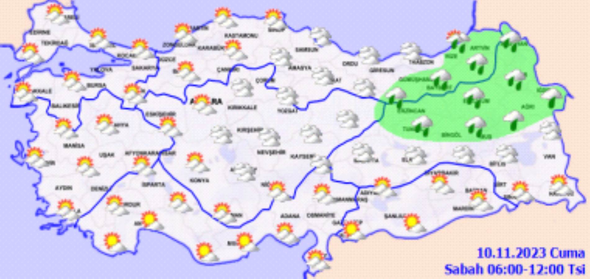 Meteoroloji açıkladı: 10 Kasım 2023 hava durumu raporu... Bugün ve yarın hava nasıl olacak?