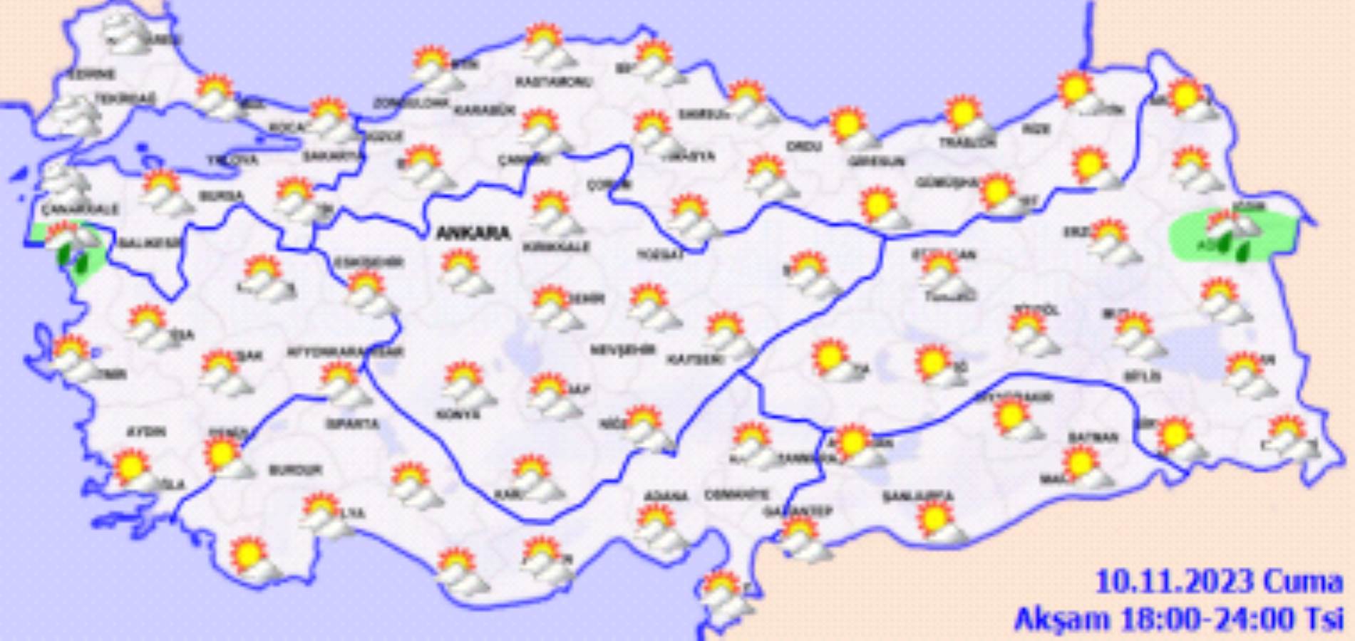 Meteoroloji açıkladı: 10 Kasım 2023 hava durumu raporu... Bugün ve yarın hava nasıl olacak?