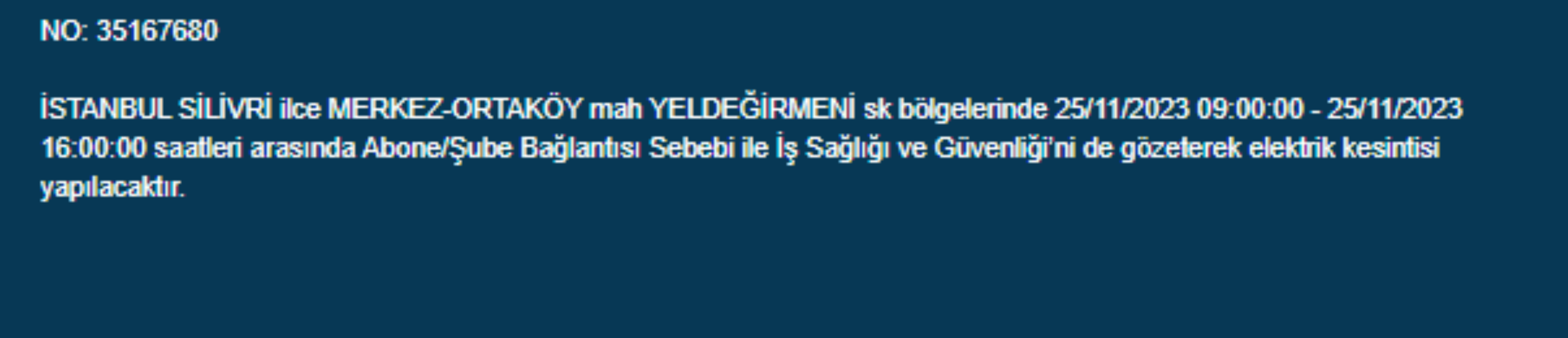 İstanbul'da 24 ilçede elektrik kesintisi: İstanbul'da bugün elektrik kesintisi yaşanacak ilçeler hangileri? İstanbul'da elektrikler ne zaman gelecek?