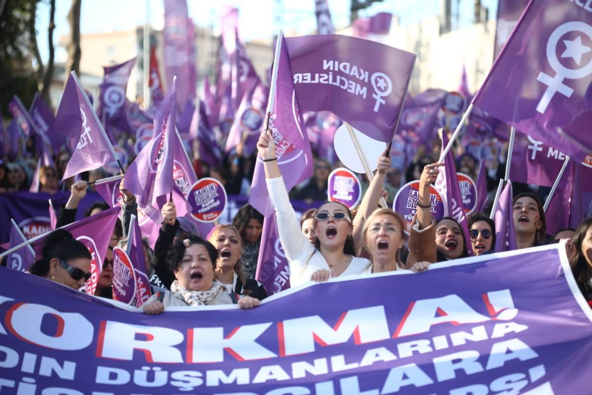 Laiklik ve Özgürlük için Kadın Mitingi yapıldı: Özgür ve laik yaşayacağız