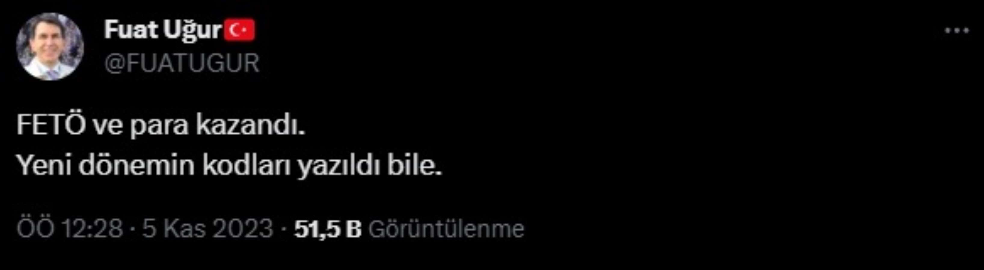 Yandaş yazar Fuat Uğur, CHP'nin yeni genel başkanı Özgür Özel'i hedef aldı