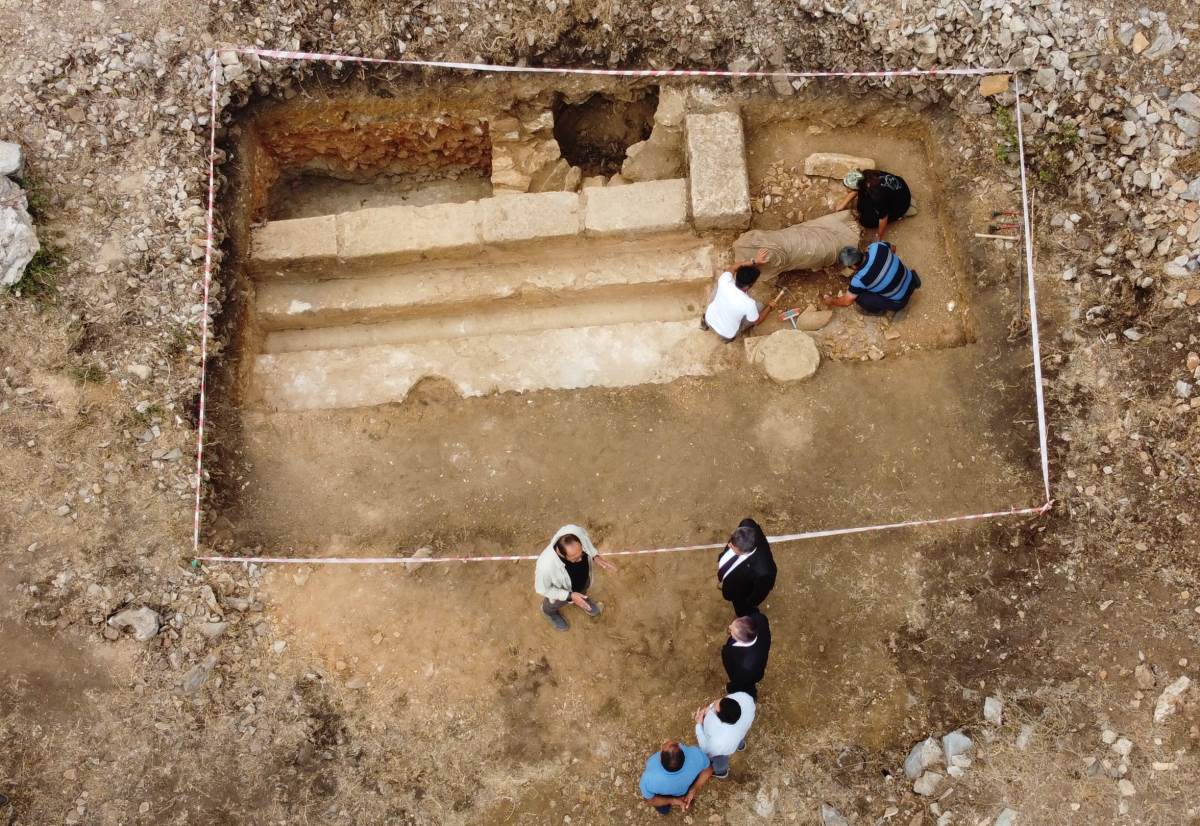 Anemurium Antik Kenti'nde ilk defa kadın heykeli bulundu