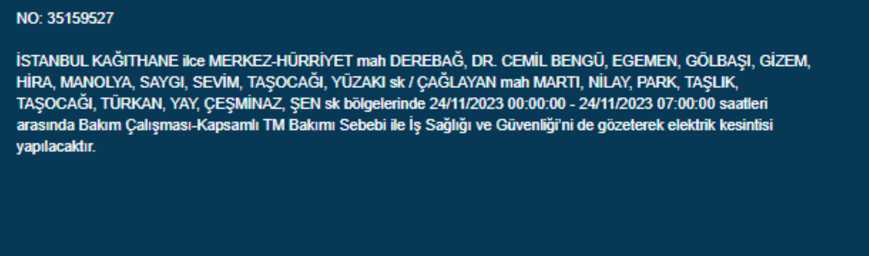 İstanbul'da 34 ilçede elektrik kesintisi: İstanbul'da bugün elektrik kesintisi yaşanacak ilçeler hangileri? İstanbul'da elektrikler ne zaman gelecek?