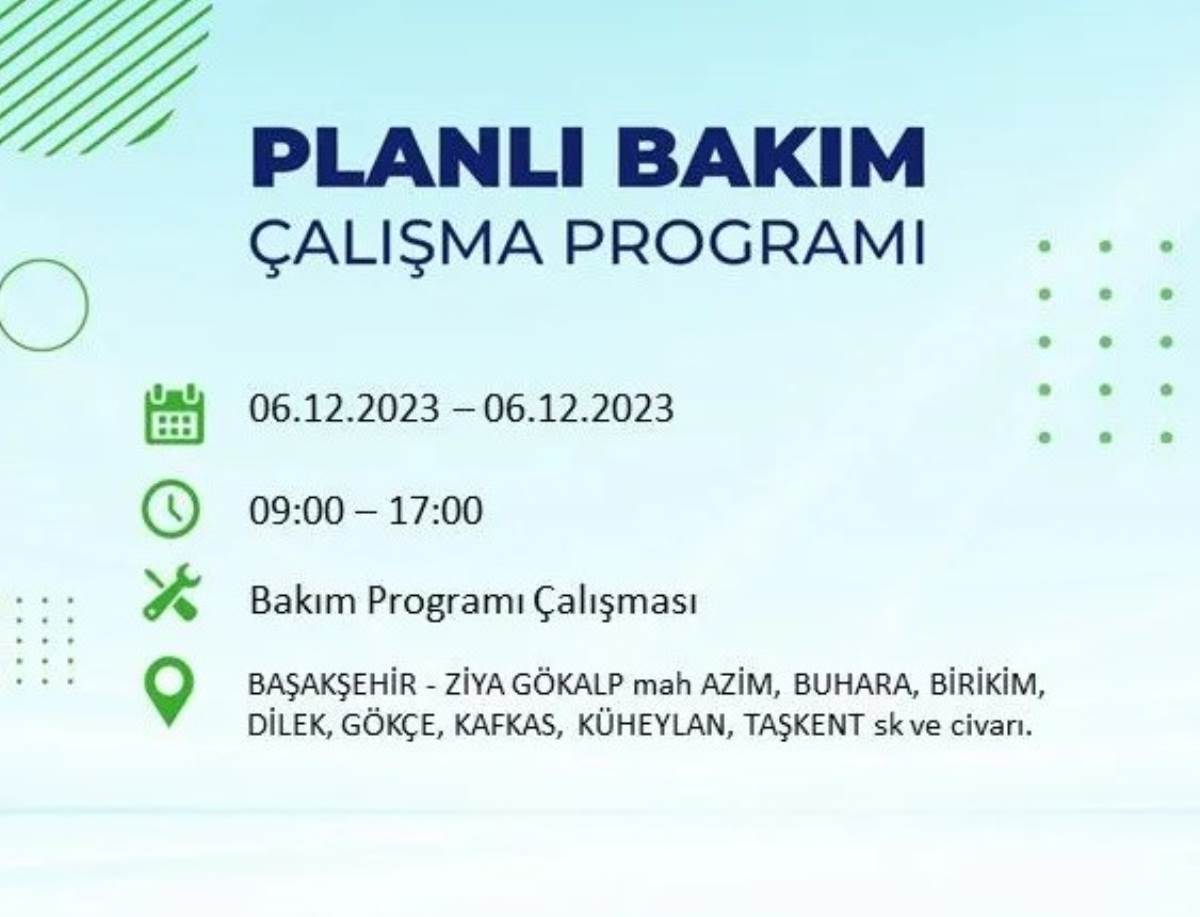 BEDAŞ duyurdu... İşte İstanbul'da bugün elektrik kesintisi yaşanacak ilçeler!