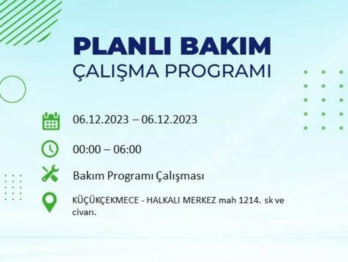 BEDAŞ duyurdu... İşte İstanbul'da bugün elektrik kesintisi yaşanacak ilçeler!