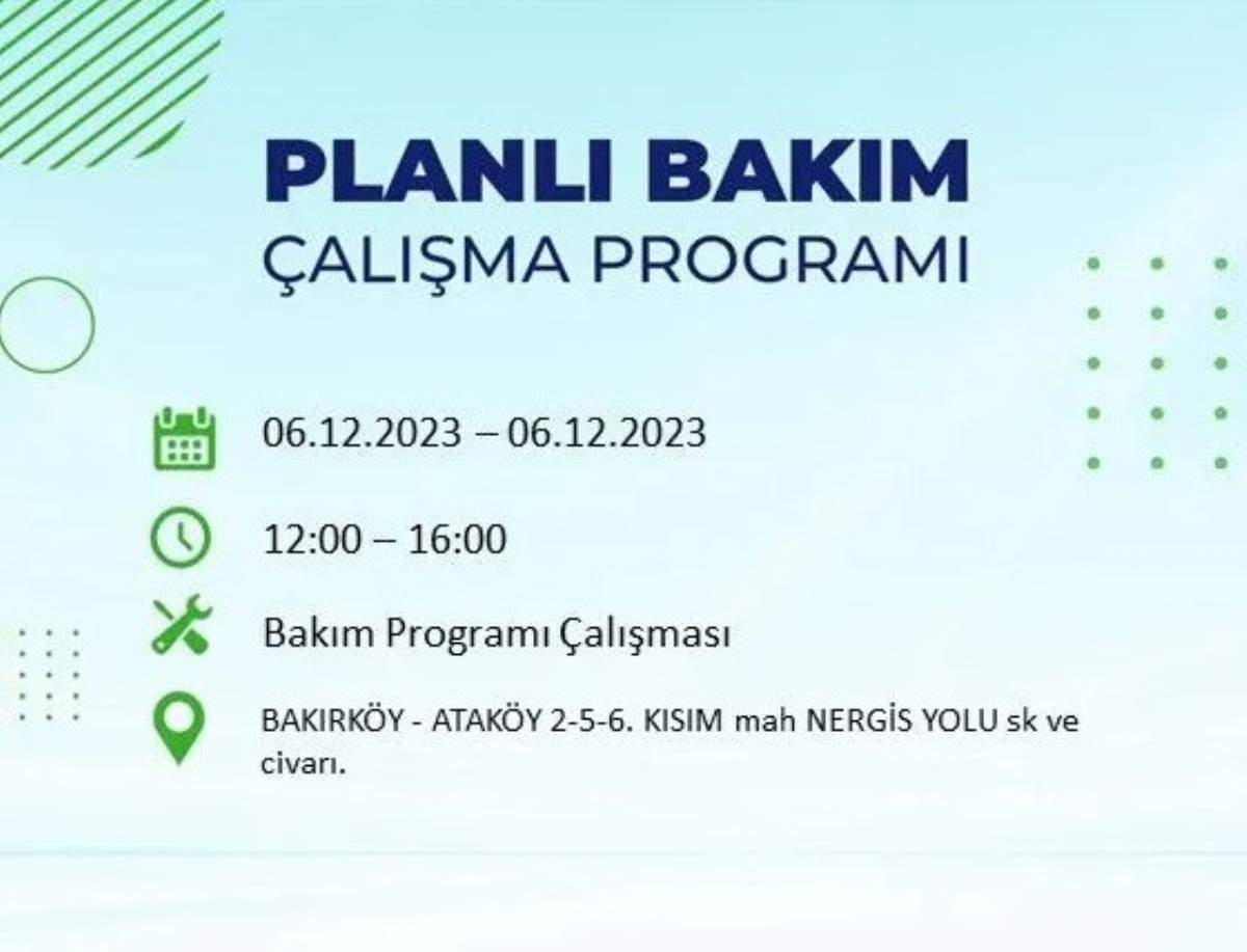 BEDAŞ duyurdu... İşte İstanbul'da bugün elektrik kesintisi yaşanacak ilçeler!