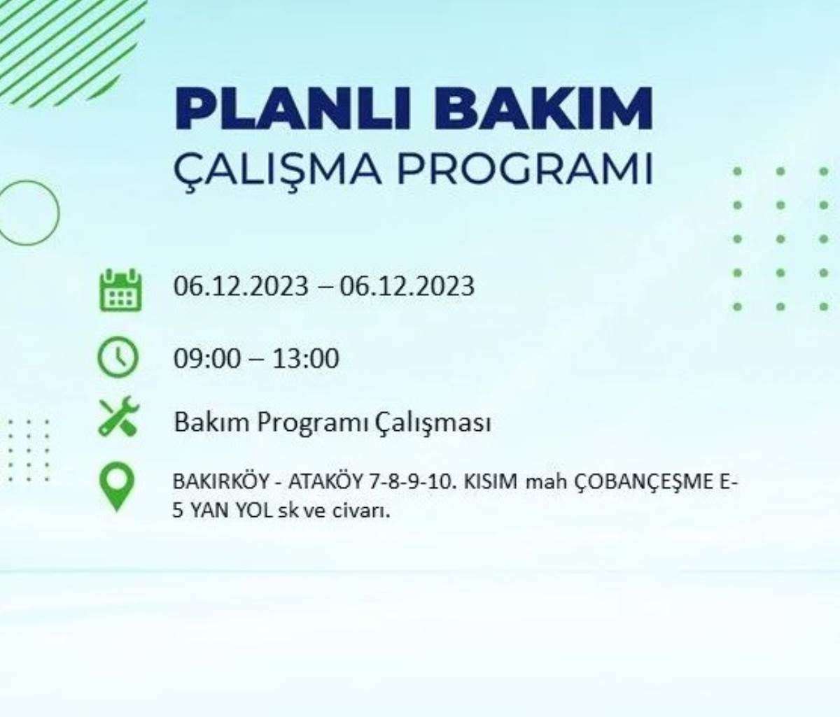 BEDAŞ duyurdu... İşte İstanbul'da bugün elektrik kesintisi yaşanacak ilçeler!