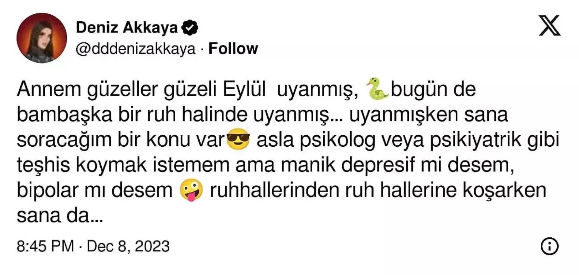 Deniz Akkaya'dan Eylül Öztürk ve eşi hakkında olay yaratacak 'swinger' iddiası