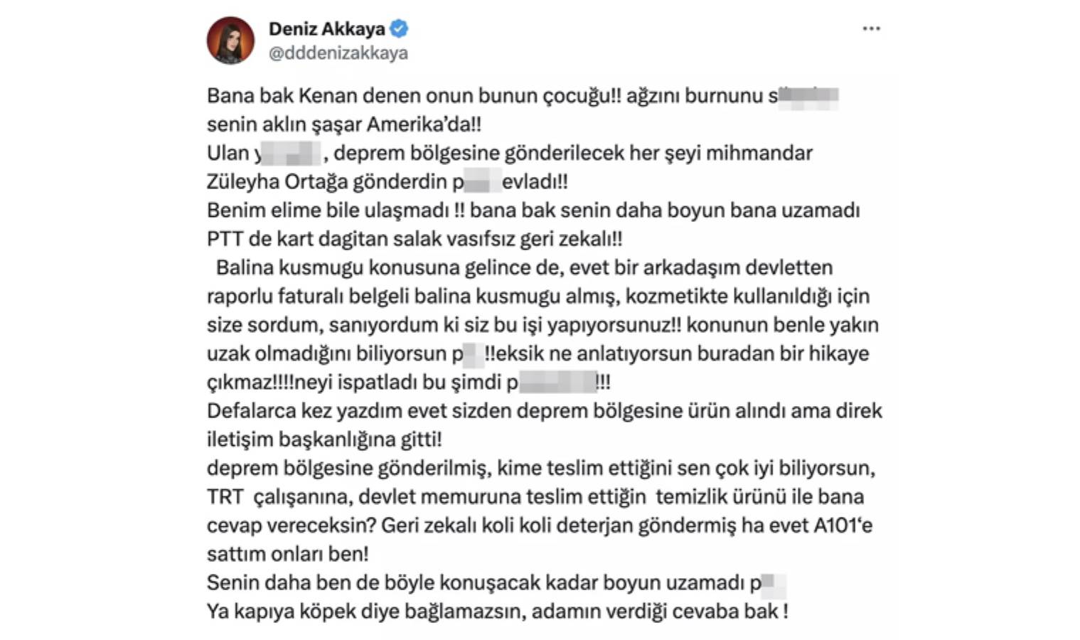 Deniz Akkaya'dan Eylül Öztürk ve eşi hakkında olay yaratacak 'swinger' iddiası