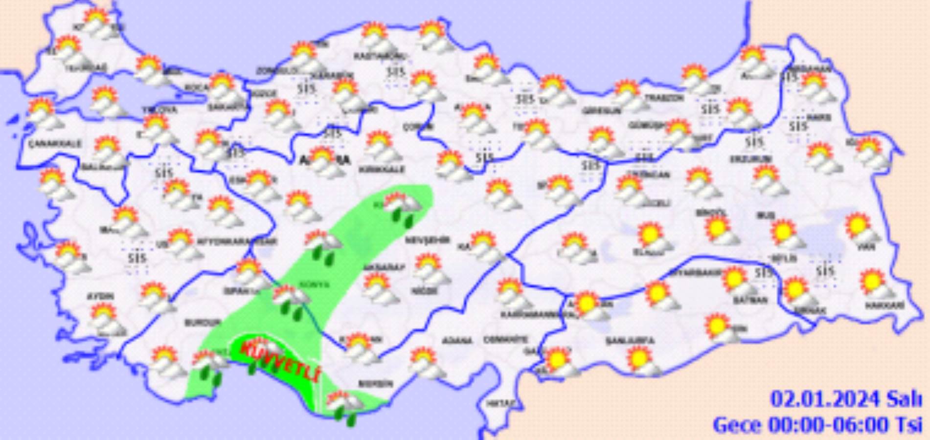 Meteoroloji açıkladı: 1 Ocak 2024 hava durumu raporu... Bugün hava nasıl olacak? İstanbul'a kar ne zaman yağacak?