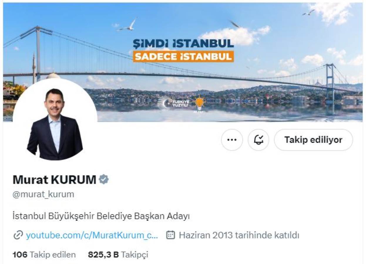 AKP'nin İBB adayı Murat Kurum'dan ilk mesaj