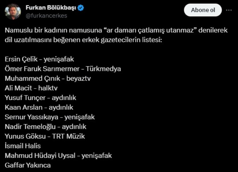 Nisa Çaydan'ın 'yandaş mahalleyi' karıştıran fotoğrafı... Sevgilisi AKP'li Furkan Bölükbaşı 'liste' paylaştı!