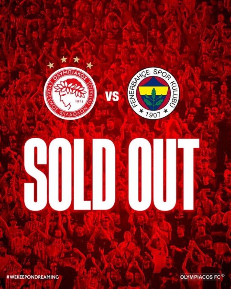 Olympiakos'tan Fenerbahçe maçı açıklaması!