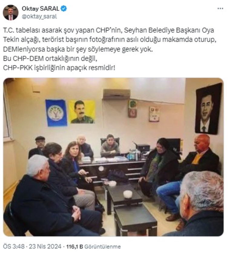 Cumhurbaşkanı Başdanışmanından provokasyon: CHP’ye yüklenmek için montajlı fotoğrafı paylaştı