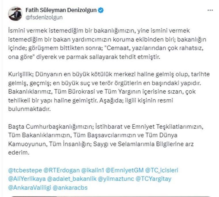 Süleymancılar birbirine girdi: AKP’li Süleymancılar, muhalif Süleymancılara karşı