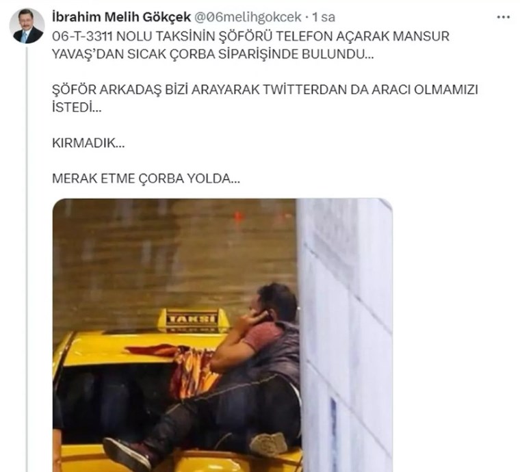 Melih Gökçek hedefi yine tutturamadı: Paylaştığı fotoğraf 'kendi dönemine' ait çıktı