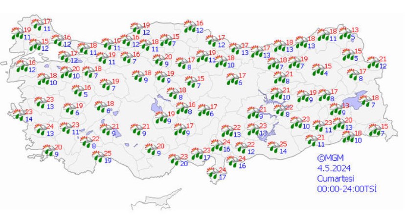 Meteoroloji açıkladı: 4 Mayıs 2024 hava durumu raporu... Bugün hava nasıl olacak?